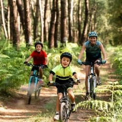 VTT ENFANT ROCKRIDER ST 500 24 POUCES 9-12 ANS JAUNE FLUO -magasin vélo balade a vtt en famille 1 600x600 1