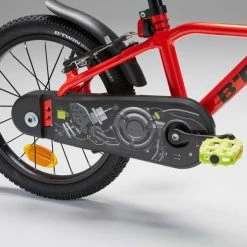 VELO 16 POUCES 4-6 ANS 900 ALU RACING ROUGE -magasin vélo velo 16 pouces 4 6 ans 900 alu racing rouge 2 600x600 1