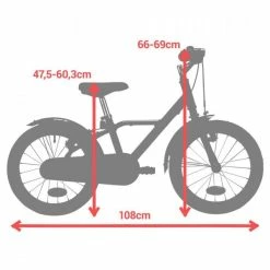 VELO 16 POUCES 4-6 ANS 900 ALU RACING ROUGE -magasin vélo velo 16 pouces 4 6 ans 900 alu racing rouge 9 600x600 1