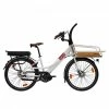 VÉLO CARGO COMPACT ÉLECTRIQUE - FAMILÉÖ 7 VITESSES BLANC -magasin vélo velo cargo compact electrique famileo 7 vitesses blanc 600x600 1