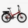 VÉLO DE VILLE PLIANT À ASSISTANCE ÉLECTRIQUE 24" - LEGEND SIENA 13AH ROUGE -magasin vélo velo de ville pliant a assistance electrique 24 legend siena 13ah rouge 1 600x600 1