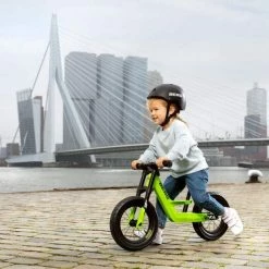 VÉLO D'ÉQUILIBRE BIKY MINI VERT AVEC DRAPEAU DE SÉCURITÉ -magasin vélo velo dequilibre biky mini vert avec drapeau de securite 2 600x600 1