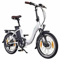 VÉLO ELECTRIQUE PLIANT NCM PARIS BLANC - 20", 250W, BATTERIE 36V 15AH -magasin vélo velo electrique pliant ncm paris blanc 20 250w batterie 36v 15ah 2