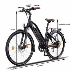 VÉLO ELECTRIQUE TREKKING NCM MILANO PLUS - 250W, BATTERIE 48V 16AH -magasin vélo velo electrique trekking ncm milano plus 250w batterie 48v 16ah 3 600x600 1