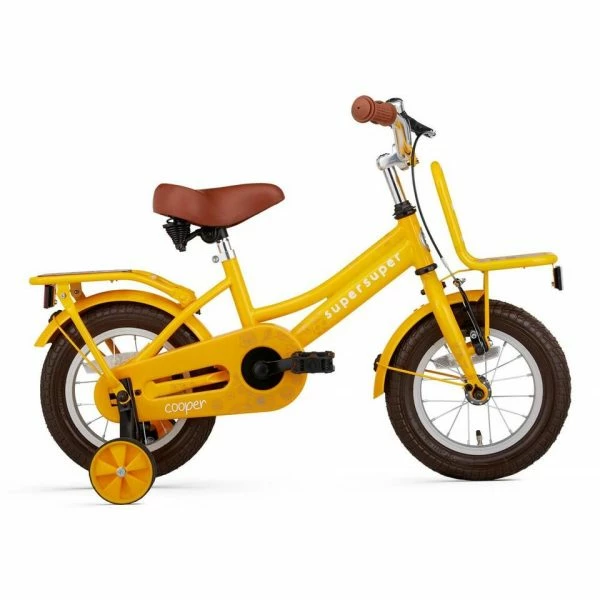 VÉLO ENFANT SUPERSUPER COOPER BAMBOO - 12 POUCES - JAUNE 3 VÉLO ENFANT SUPERSUPER COOPER BAMBOO - 12 POUCES - JAUNE