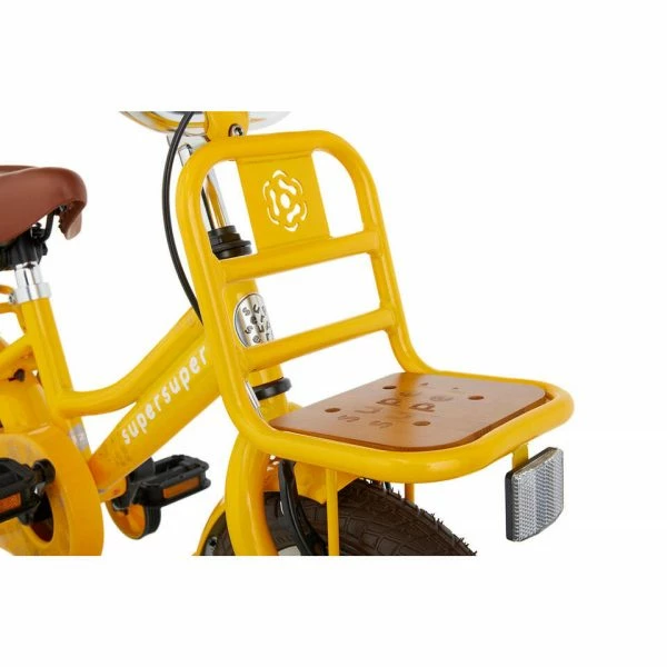 VÉLO ENFANT SUPERSUPER COOPER BAMBOO - 12 POUCES - JAUNE 7 VÉLO ENFANT SUPERSUPER COOPER BAMBOO - 12 POUCES - JAUNE – Image 5