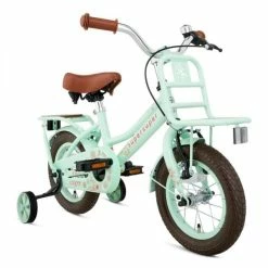 VÉLO ENFANT SUPERSUPER COOPER BAMBOO - 12 POUCES - VERT PISTACHE -magasin vélo velo enfant supersuper cooper bamboo 12 pouces vert pistache 1 600x600 1