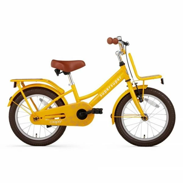 VÉLO ENFANT SUPERSUPER COOPER BAMBOO - 16 POUCES - JAUNE 8 VÉLO ENFANT SUPERSUPER COOPER BAMBOO - 16 POUCES - JAUNE – Image 6