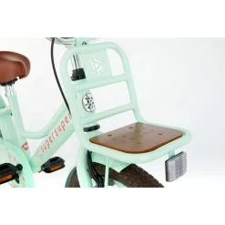 VÉLO ENFANT SUPERSUPER COOPER BAMBOO - 18 POUCES - VERT PISTACHE -magasin vélo velo enfant supersuper cooper bamboo 18 pouces vert pistache 4 600x600 1