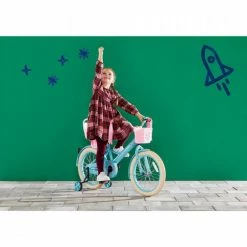 VÉLO ENFANT SUPERSUPER LITTLE MISS - 12 POUCES - TURQUOISE -magasin vélo velo enfant supersuper little miss 12 pouces turquoise 4 600x600 1