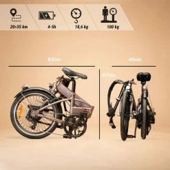 VELO PLIANT A ASSISTANCE ELECTRIQUE TILT 500 TAUPE 28 VELO PLIANT A ASSISTANCE ELECTRIQUE TILT 500 TAUPE -magasin vélo velo pliant a assistance electrique tilt 500 taupe 2 600x600 1