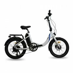 VÉLO PLIANT ÉLECTRIQUE MINI NOIR 20" -magasin vélo velo pliant electrique mini blanc 20 600x600 1