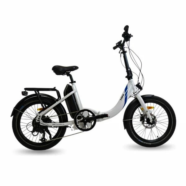 VÉLO PLIANT ÉLECTRIQUE MINI BLANC 20" 3 VÉLO PLIANT ÉLECTRIQUE MINI BLANC 20"