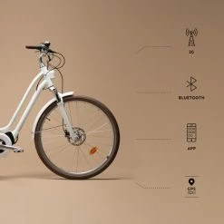 VÉLO VILLE ÉLECTRIQUE CONNECTÉ ELOPS 920 E CONNECT LF BLANC -magasin vélo velo ville electrique connecte elops 920 e connect lf blanc 3 600x600 1