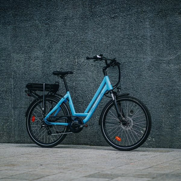 VÉLO VILLE ÉLECTRIQUE - NEOMOUV CARLINA HYDRAULIQUE - CYAN 7 VÉLO VILLE ÉLECTRIQUE - NEOMOUV CARLINA HYDRAULIQUE - CYAN – Image 5