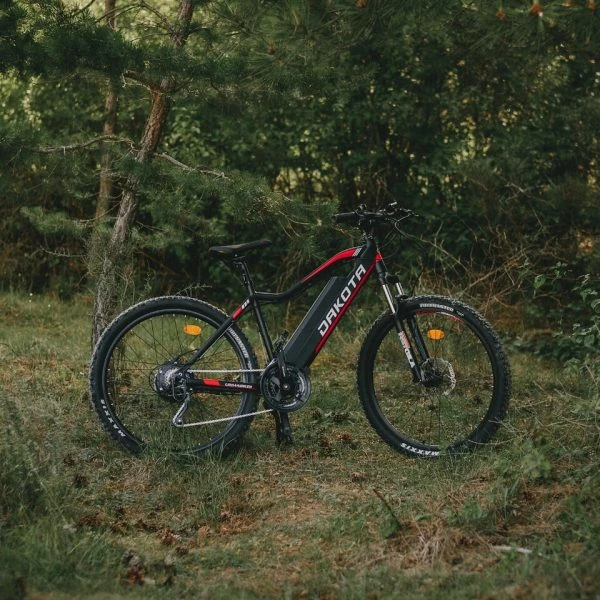 VÉLO VTT ÉLECTRIQUE DAKOTA ROUGE ALL MOUNTAIN 5 VÉLO VTT ÉLECTRIQUE DAKOTA ROUGE ALL MOUNTAIN – Image 3