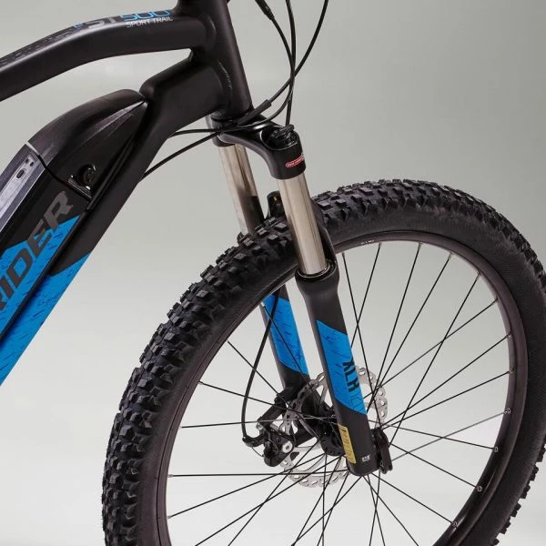 VÉLO VTT ÉLECTRIQUE E-ST 500 V2 NOIR BLEU 27,5" 11 VÉLO VTT ÉLECTRIQUE E-ST 500 V2 NOIR BLEU 27,5" – Image 9