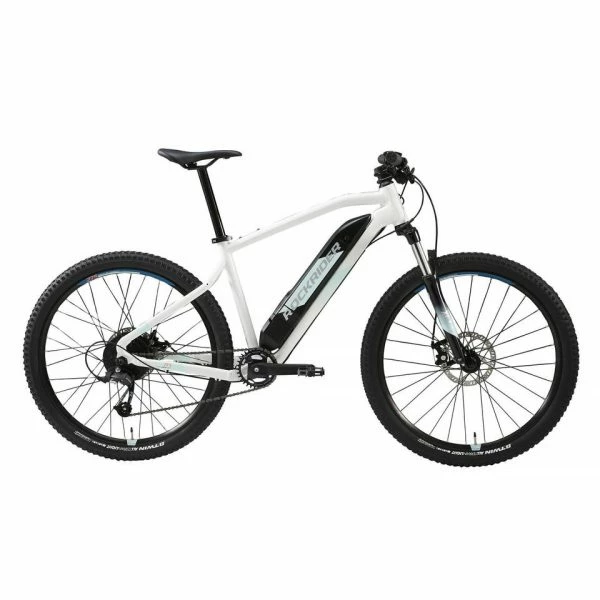 VÉLO VTT ÉLECTRIQUE E-ST100 FEMME BLANC 27''5 3 VÉLO VTT ÉLECTRIQUE E-ST100 FEMME BLANC 27''5