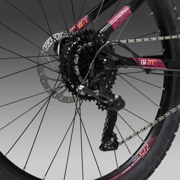 VÉLO VTT ÉLECTRIQUE E-ST520 FEMME NOIR 27,5" 11 VÉLO VTT ÉLECTRIQUE E-ST520 FEMME NOIR 27,5" – Image 9