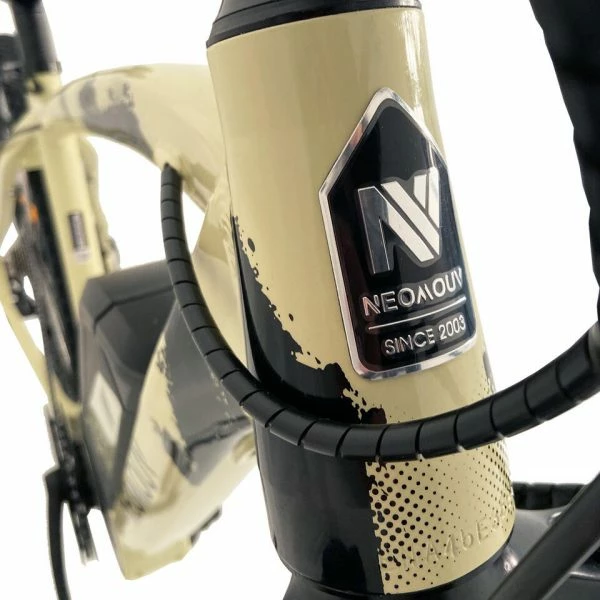 VÉLO VTT ÉLECTRIQUE - NEOMOUV ENARA - CRÈME 27,5" 5 VÉLO VTT ÉLECTRIQUE - NEOMOUV ENARA - CRÈME 27,5" – Image 3