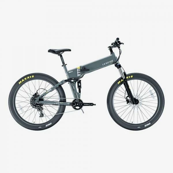 VÉLO VTT ÉLECTRIQUE PLIANT 27,5" SMARTBIKE - LEGEND ETNA 14AH GRIS 4 VÉLO VTT ÉLECTRIQUE PLIANT 27,5" SMARTBIKE - LEGEND ETNA 14AH GRIS – Image 2