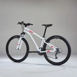 VÉLO VTT ST 100 FEMME BLANC ROSE 27,5" -magasin vélo velo vtt st 100 femme blanc rose 275 2 600x600 1